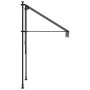 Toldo retráctil de tela y acero gris antracita 100x150 cm by vidaXL, Awnings - Ref: Foro24-368736, Price: 81,36 €, Discount: %