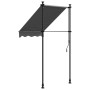 Toldo retráctil de tela y acero gris antracita 100x150 cm by vidaXL, Awnings - Ref: Foro24-368736, Price: 81,36 €, Discount: %