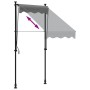 Toldo retráctil de tela y acero gris antracita 100x150 cm by vidaXL, Awnings - Ref: Foro24-368736, Price: 81,36 €, Discount: %