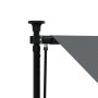 Toldo retráctil de tela y acero gris antracita 100x150 cm by vidaXL, Awnings - Ref: Foro24-368736, Price: 81,36 €, Discount: %