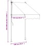 Ein ausziehbares Markisentuch aus anthrazitgrauem Stoff und Stahl, 100x150 cm. von vidaXL, Markisen - Ref: Foro24-368736, Pre...