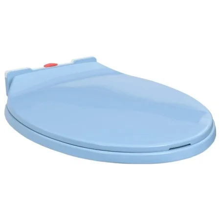 Toilet seat with soft close quick release oval blue by vidaXL, Toilet and bidet seats - Ref: Foro24-145823, Price: 31,52 €, D...