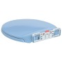 Toilet seat with soft close quick release oval blue by vidaXL, Toilet and bidet seats - Ref: Foro24-145823, Price: 32,29 €, D...