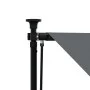 Ein ausziehbares Markisentuch aus anthrazitgrauem Stoff und Stahl, 350x150 cm. von vidaXL, Markisen - Ref: Foro24-368741, Pre...