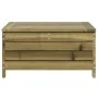 Gartenhocker mit Kissen aus imprägniertem Kiefernholz von vidaXL, Modulare Sofas für den Außenbereich - Ref: Foro24-844930, P...