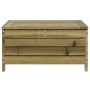 Gartenhocker mit Kissen aus imprägniertem Kiefernholz von vidaXL, Modulare Sofas für den Außenbereich - Ref: Foro24-844930, P...