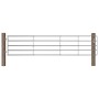 5-bar gate for silver-plated steel field (150-400)x90 cm by vidaXL, garden gates - Ref: Foro24-145987, Price: 258,21 €, Disco...