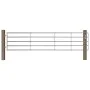 5-bar gate for silver-plated steel field (150-400)x90 cm by vidaXL, garden gates - Ref: Foro24-145987, Price: 264,43 €, Disco...
