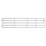 5-bar gate for silver-plated steel field (150-400)x90 cm by vidaXL, garden gates - Ref: Foro24-145987, Price: 258,21 €, Disco...