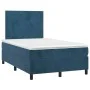 Boxspringbett mit Matratze und LED dunkelblauem Samt 120x190 cm von vidaXL, Betten und Lattenroste - Ref: Foro24-3270303, Pre...