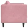 Sillón con cojín terciopelo rosa by vidaXL, Sofas - Ref: Foro24-372625, Price: 188,72 €, Discount: %