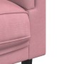 Sessel mit rosa Samtkissen von vidaXL, Sofas - Ref: Foro24-372625, Preis: 192,33 €, Rabatt: %