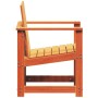 Massiver Gartenstuhl aus braun gewachster Kiefer 62x56x77 cm von vidaXL, Modulare Sofas für den Außenbereich - Ref: Foro24-84...