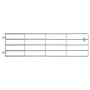 Gate with 5 bars for field silver steel (115-300)x90 cm by vidaXL, garden gates - Ref: Foro24-145986, Price: 190,70 €, Discou...