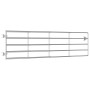 Tor mit 5 Stangen für Feldsilberstahl (115-300)x90 cm von vidaXL, Gartentore - Ref: Foro24-145986, Preis: 190,82 €, Rabatt: %