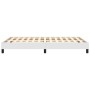Bettgestell aus weißem Kunstleder, 120 x 190 cm von vidaXL, Betten und Lattenroste - Ref: Foro24-379497, Preis: 118,77 €, Rab...