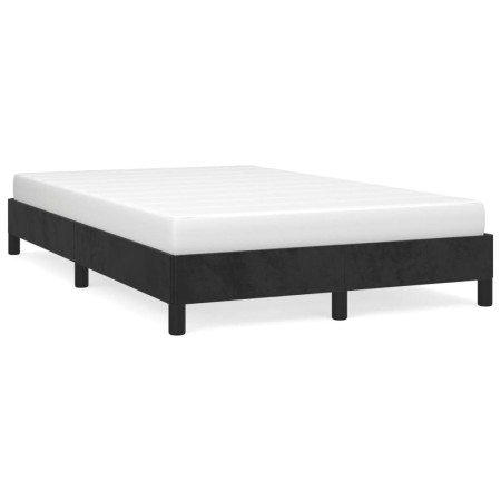 Estructura de cama terciopelo negro 120x190 cm de vidaXL, Camas y somieres - Ref: Foro24-379504, Precio: 88,69 €, Descuento: %