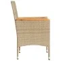 Sillones de jardín con cojines 2 uds ratán sintético beige by vidaXL, Garden chairs - Ref: Foro24-368121, Price: 144,09 €, Di...