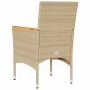 Gartensofas mit Kissen, 2 Stück, aus synthetischem Rattan in Beige. von vidaXL, Gartenstühle - Ref: Foro24-368121, Preis: 144...