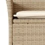 Sillones de jardín con cojines 2 uds ratán sintético beige by vidaXL, Garden chairs - Ref: Foro24-368121, Price: 144,09 €, Di...