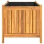 Pflanzgefäß mit massiver Akazienholzverkleidung 80x42x40 cm von vidaXL, Töpfe und Pflanzgefäße - Ref: Foro24-366435, Preis: 8...