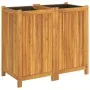 Jardinera con forro madera maciza de acacia 84x42x75 cm by vidaXL, Pots and planters - Ref: Foro24-366437, Price: 134,10 €, D...