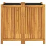 Jardinera con forro madera maciza de acacia 84x42x75 cm by vidaXL, Pots and planters - Ref: Foro24-366437, Price: 134,10 €, D...