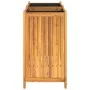 Jardinera con forro madera maciza de acacia 84x42x75 cm by vidaXL, Pots and planters - Ref: Foro24-366437, Price: 134,10 €, D...