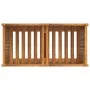 Jardinera con forro madera maciza de acacia 84x42x75 cm by vidaXL, Pots and planters - Ref: Foro24-366437, Price: 134,10 €, D...