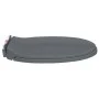 Gray oval quick-release soft-closing toilet seat by vidaXL, Toilet and bidet seats - Ref: Foro24-145817, Price: 24,50 €, Disc...