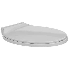 Toilet lid and seat with soft close, light gray oval. by vidaXL, Toilet and bidet seats - Ref: Foro24-145814, Price: 24,53 €,...