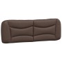 Bed frame with LED lights brown PE leather 160x200 cm by vidaXL, Beds and slatted bases - Ref: Foro24-3213943, Price: 276,51 ...