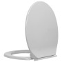 Toilet lid and seat with soft close, light gray oval. by vidaXL, Toilet and bidet seats - Ref: Foro24-145814, Price: 25,01 €,...