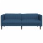 Dreisitzer-Sofa aus blauem Stoff von vidaXL, Sofas - Ref: Foro24-372619, Preis: 335,41 €, Rabatt: %