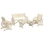 4-teiliges Gartensitzgruppen-Set aus massivem Fichtenholz von vidaXL, Gartensets - Ref: Foro24-3207131, Preis: 400,21 €, Raba...