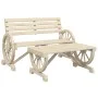 4-teiliges Gartensitzgruppen-Set aus massivem Fichtenholz von vidaXL, Gartensets - Ref: Foro24-3207131, Preis: 400,21 €, Raba...