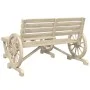 4-teiliges Gartensitzgruppen-Set aus massivem Fichtenholz von vidaXL, Gartensets - Ref: Foro24-3207131, Preis: 400,21 €, Raba...