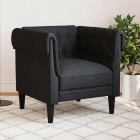 Schwarzes Chesterfield-Sofa aus Stoff von vidaXL, Sofas - Ref: Foro24-372540, Preis: 205,39 €, Rabatt: %
