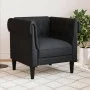 Schwarzes Chesterfield-Sofa aus Stoff von vidaXL, Sofas - Ref: Foro24-372540, Preis: 205,37 €, Rabatt: %