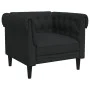Schwarzes Chesterfield-Sofa aus Stoff von vidaXL, Sofas - Ref: Foro24-372540, Preis: 205,37 €, Rabatt: %