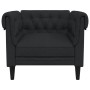 Schwarzes Chesterfield-Sofa aus Stoff von vidaXL, Sofas - Ref: Foro24-372540, Preis: 208,92 €, Rabatt: %