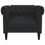 Schwarzes Chesterfield-Sofa aus Stoff von vidaXL, Sofas - Ref: Foro24-372540, Preis: 205,37 €, Rabatt: %