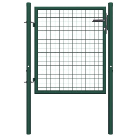 Grünes Stahlzauntor 100x75 cm von vidaXL, Gartentore - Ref: Foro24-145732, Preis: 120,82 €, Rabatt: %