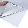 Statische Sonnenschutzfolien mit reflektierender Wirkung, 3 Stück in Silber. von vidaXL, Fensterfolien - Ref: Foro24-3208993,...