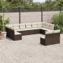 Set de sofás de jardín y cojines 12 pzas ratán sintético marrón by vidaXL, Garden sets - Ref: Foro24-3250212, Price: 692,93 €...
