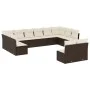 Gartensofa-Set und Kissen, 12-teilig, aus braunem Kunst-Rattan. von vidaXL, Gartensets - Ref: Foro24-3250212, Preis: 693,81 €...