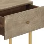 Mesa consola madera maciza de mango y hierro 90x30x76 cm by vidaXL, Lockers and storage cabinets - Ref: Foro24-372018, Price:...