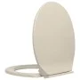 Apricot oval soft close toilet seat and lid by vidaXL, Toilet and bidet seats - Ref: Foro24-145818, Price: 30,07 €, Discount: %