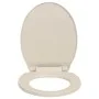 Apricot oval soft close toilet seat and lid by vidaXL, Toilet and bidet seats - Ref: Foro24-145818, Price: 30,07 €, Discount: %
