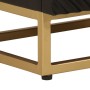 Massivholz-Nachttisch aus Mangoholz und schwarzem Eisen, 40x30x50 cm. von vidaXL, Schließfächer und Lagerschränke - Ref: Foro...